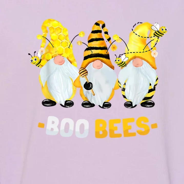 Boo Bees Gnome Cute Bee Lover Beekeeping Cute Gift Garment-Dyed Sweatshirt