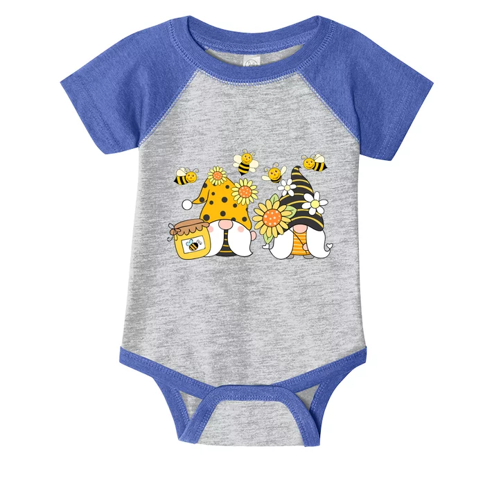 Bumble Bee Gnomes Tomte Scandinavian Gnome Bee Ornats Gift Infant Baby Jersey Bodysuit