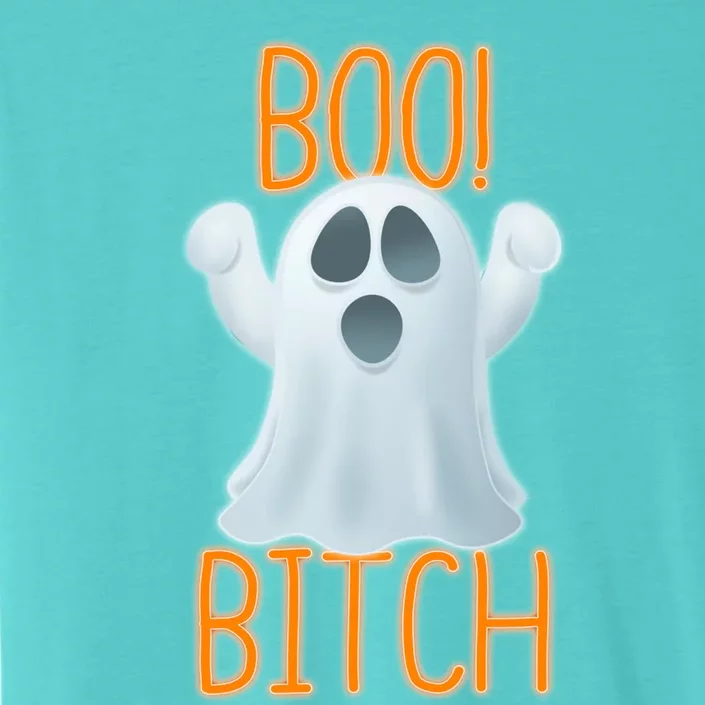 Boo Bitch Ghost Puns Halloween Humor Top Gift ChromaSoft Performance T-Shirt