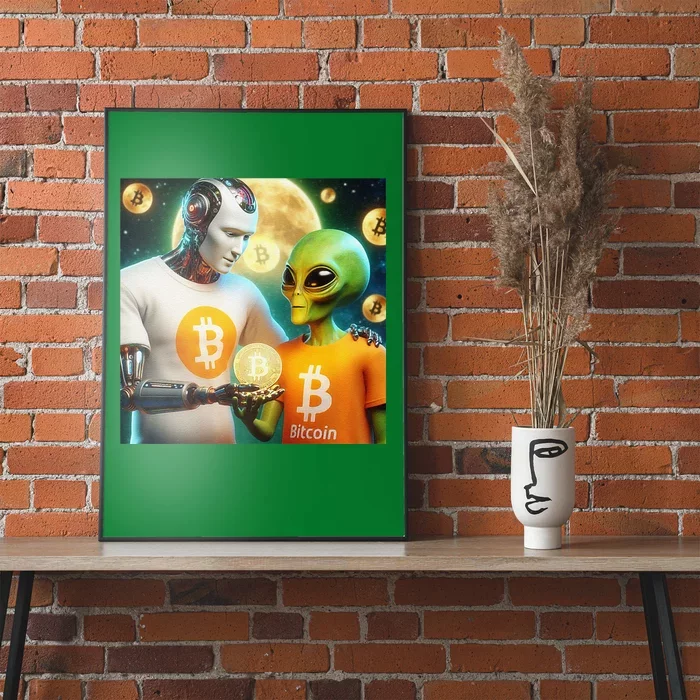 Bitcoin Btc Gift Premium Poster