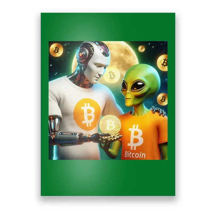 Bitcoin Btc Gift Premium Poster