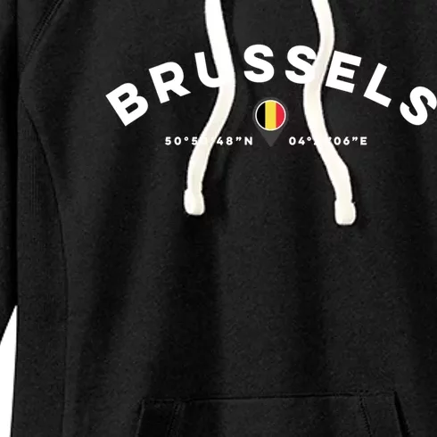 Brussels Belgium Gift Women's Fleece Hoodie