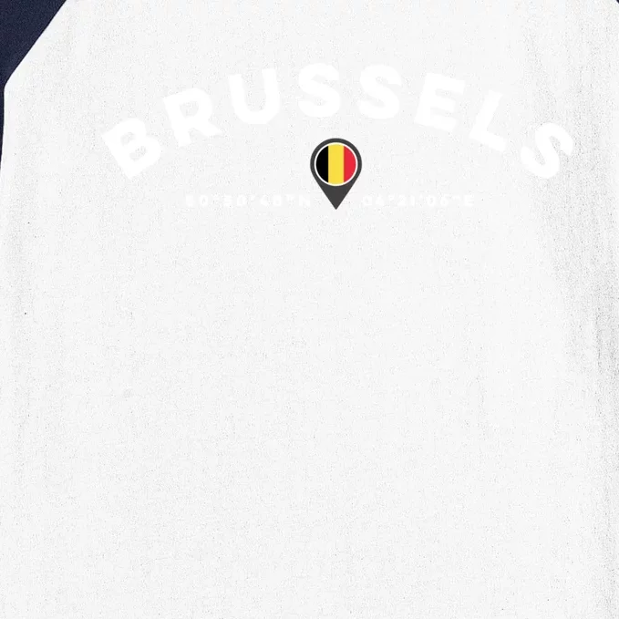 Brussels Belgium Gift Baseball Sleeve Shirt