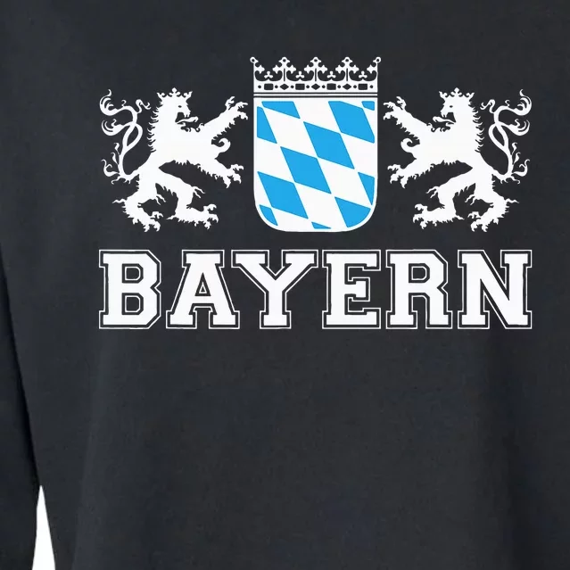 Bayern Bavaria German Munich Oktoberfest Germany Cropped Pullover Crew