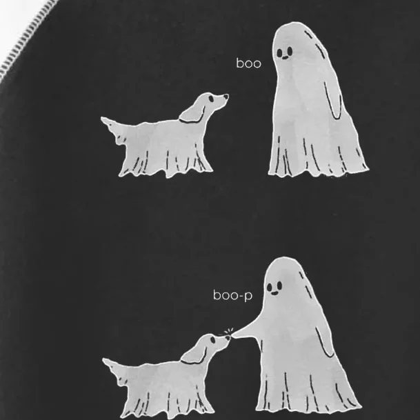 Boo Boop Ghost Dog Halloween Toddler Fine Jersey T-Shirt