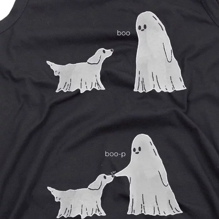 Boo Boop Ghost Dog Halloween Tank Top