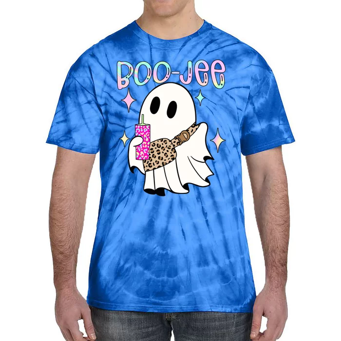 Boojee Boojee Ghost Halloween Witch Fall Purse Humor Great Gift Tie-Dye T-Shirt