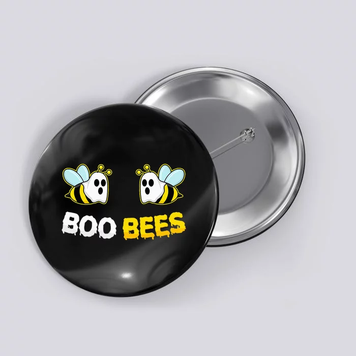 Boo Bees Ghost Funny Halloween Matching Couple Costume Party Button