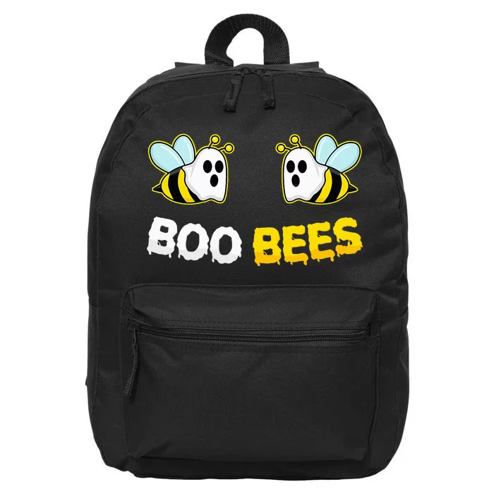 Boo Bees Ghost Funny Halloween Matching Couple Costume Party 16 in Basic Backpack