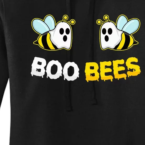 Boo Bees Ghost Funny Halloween Matching Couple Costume Party Women's Pullover Hoodie