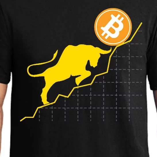 Bitcoin Bull Graph Bullish BTC Crypto Pajama Set