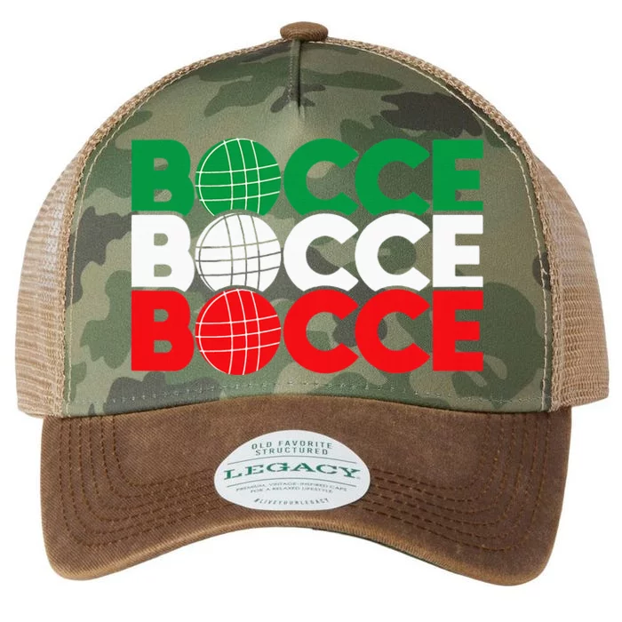 Bocce Ball Game Enthusiast Lawn Bowling Boule Boccia Legacy Tie Dye Trucker Hat