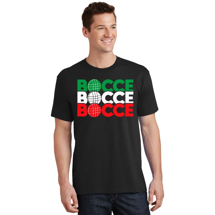 Bocce Ball Game Enthusiast Lawn Bowling Boule Boccia T-Shirt