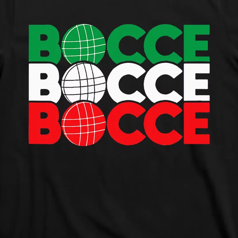 Bocce Ball Game Enthusiast Lawn Bowling Boule Boccia T-Shirt