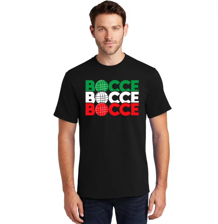 Bocce Ball Game Enthusiast Lawn Bowling Boule Boccia Tall T-Shirt