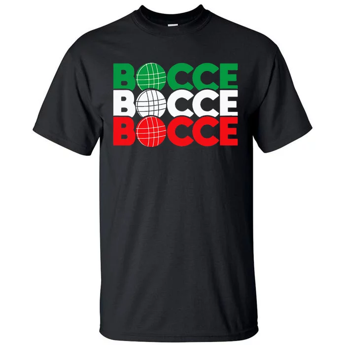 Bocce Ball Game Enthusiast Lawn Bowling Boule Boccia Tall T-Shirt