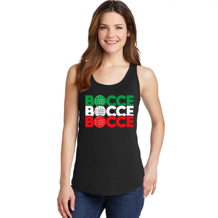 Bocce Ball Game Enthusiast Lawn Bowling Boule Boccia Ladies Essential Tank