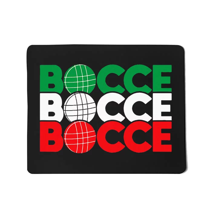 Bocce Ball Game Enthusiast Lawn Bowling Boule Boccia Mousepad