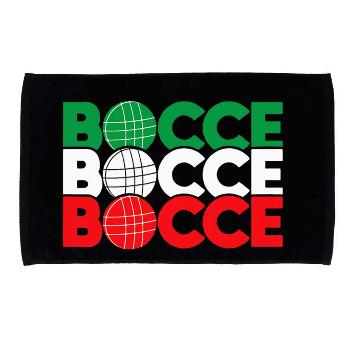 Bocce Ball Game Enthusiast Lawn Bowling Boule Boccia Microfiber Hand Towel