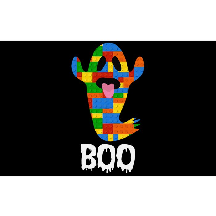 Building Blocks Ghost Boo Master Builder Halloween Bumper Sticker