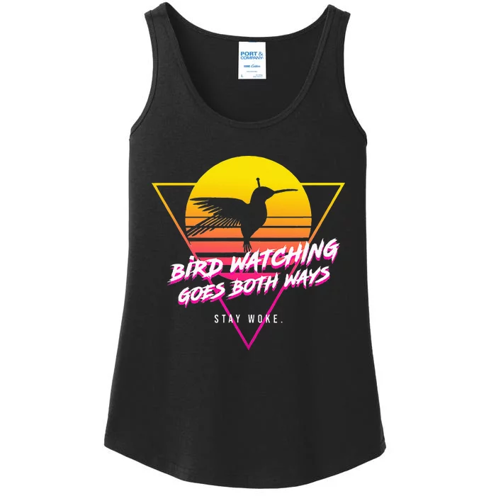 Birds Birdwatching Goes Both Ways They Arent Real Truth Meme Ladies Essential Tank