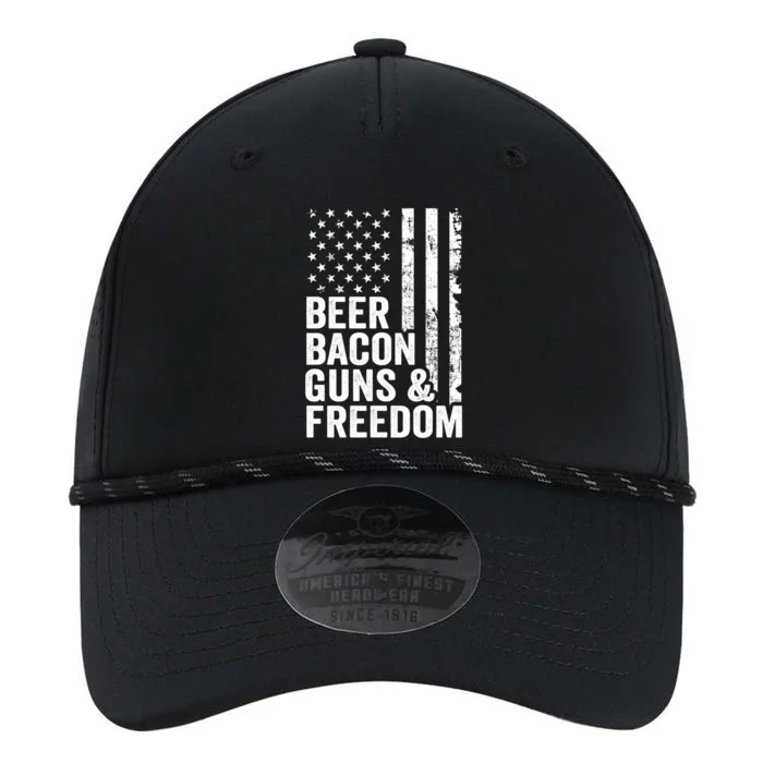 Beer Bacon Guns And Freedom / Usa Bbq American Flag Ing Funny Gift Performance The Dyno Cap