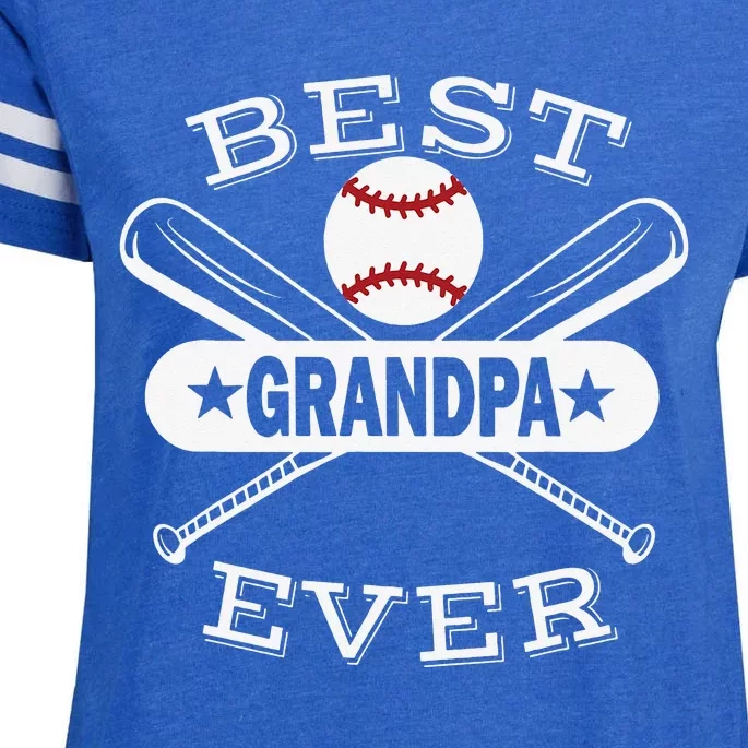 Best Baseball Grandpa Grandson Ball Sport Player Grandfather Enza Ladies Jersey Football T-Shirt