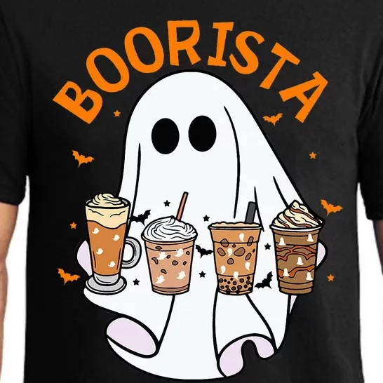 Boorista Barista Ghost Coffee Halloween Spooky Season Pajama Set