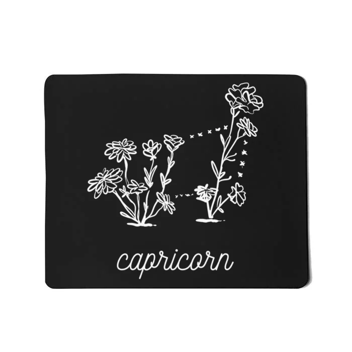 Black  Birthday Gifts Queens Born In December Capricorn Mousepad