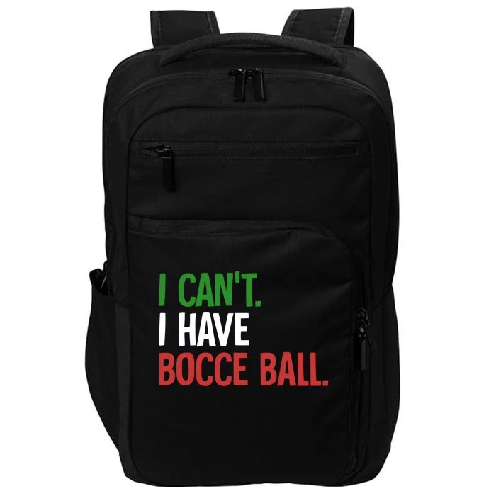 Bocce Ball Gift Impact Tech Backpack