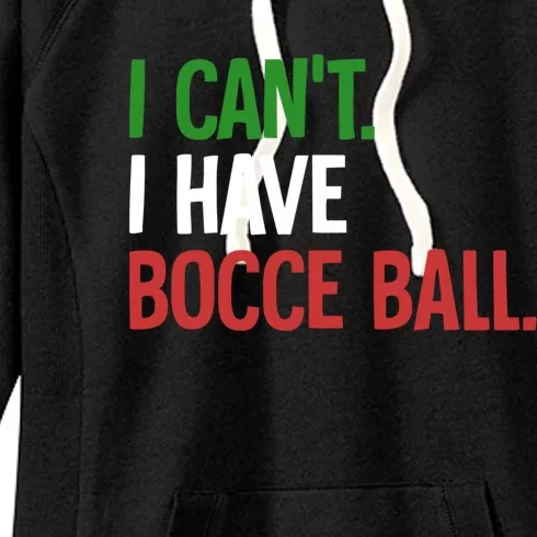 Bocce Ball Gift Women's Fleece Hoodie