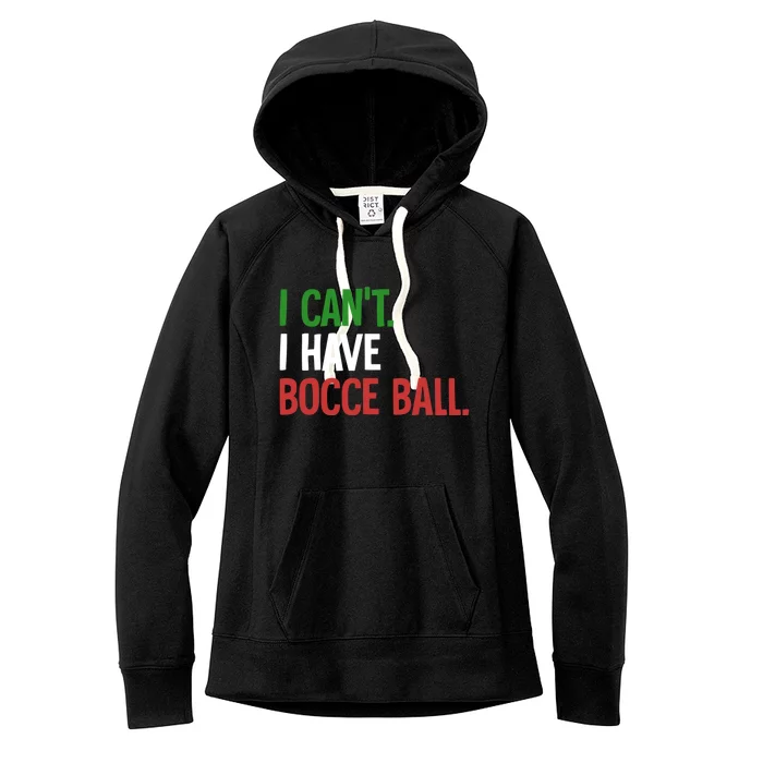 Bocce Ball Gift Women's Fleece Hoodie