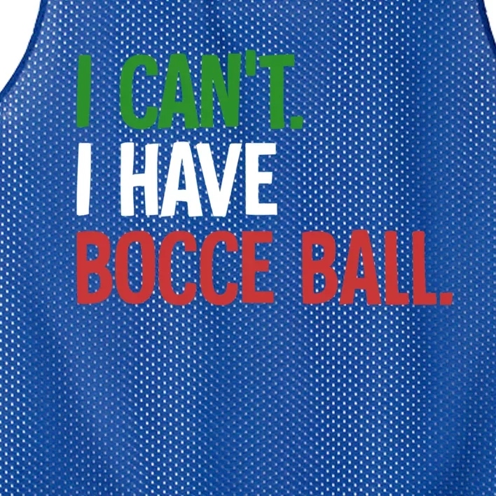 Bocce Ball Gift Mesh Reversible Basketball Jersey Tank