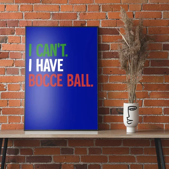 Bocce Ball Gift Poster