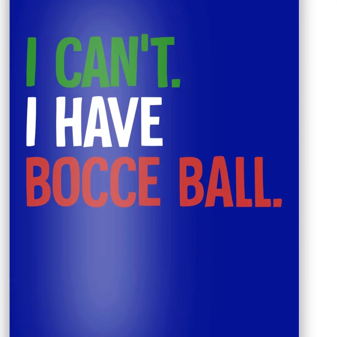 Bocce Ball Gift Poster