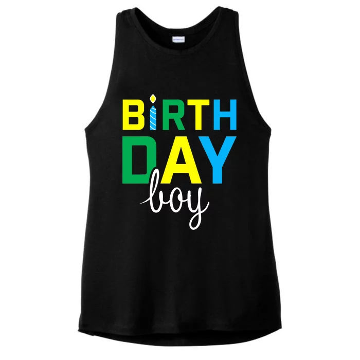 Birthday Boy Gift Ladies Tri-Blend Wicking Tank