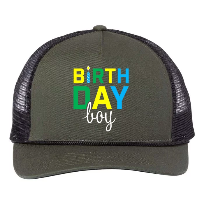 Birthday Boy Gift Retro Rope Trucker Hat Cap