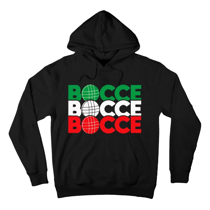 Bocce Ball Game Enthusiast Lawn Bowling Boule Boccia Hoodie