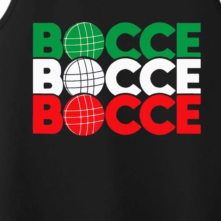 Bocce Ball Game Enthusiast Lawn Bowling Boule Boccia Performance Tank