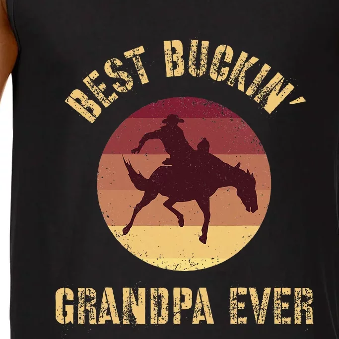 Best Buckin Grandpa Ever Western Rodeo Cowboy Bucking Horse Comfort Colors® Tank Top