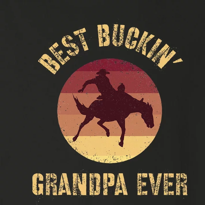 Best Buckin Grandpa Ever Western Rodeo Cowboy Bucking Horse Toddler Long Sleeve Shirt