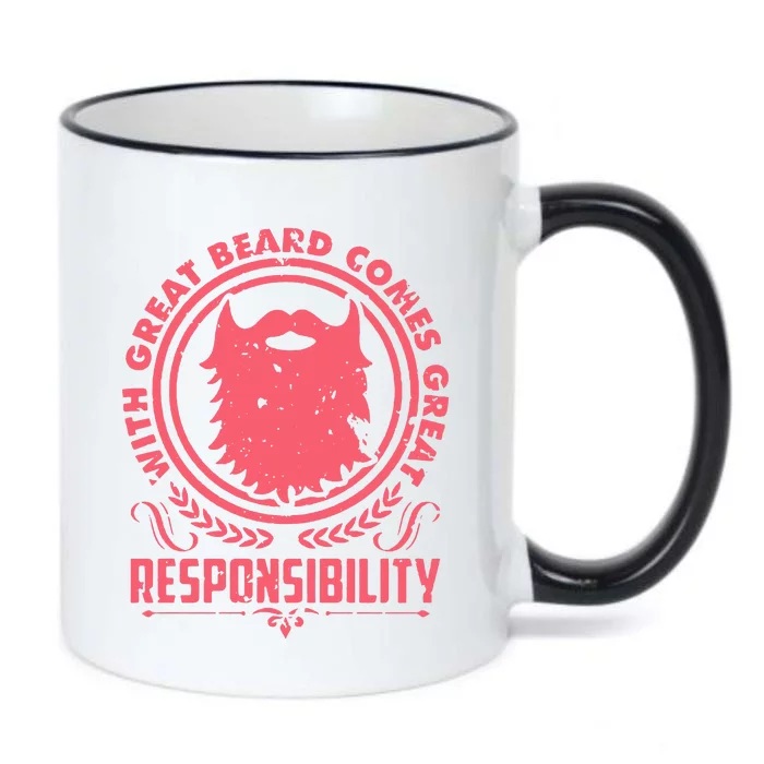 Bushy Beard Goatee Beard Full Beard Bearded Black Color Changing Mug