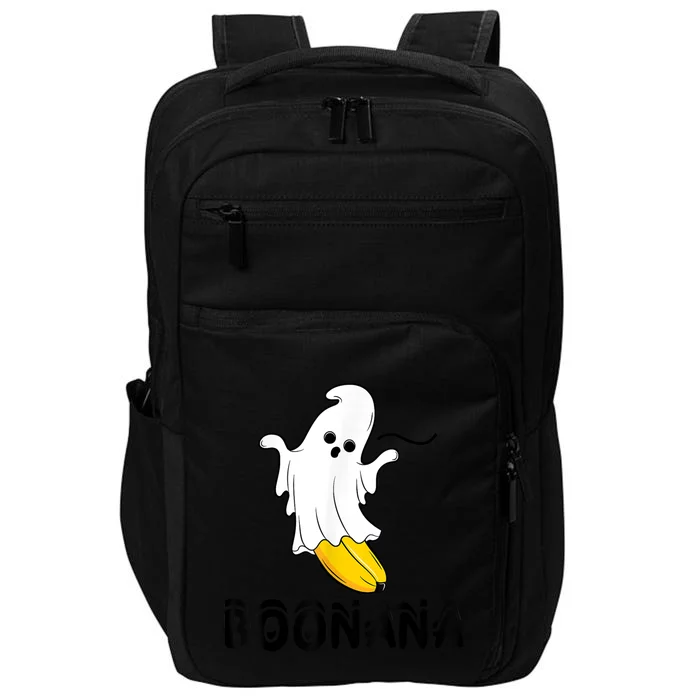 Boonana Boo Ghost Banana Halloween Costume Funny Impact Tech Backpack