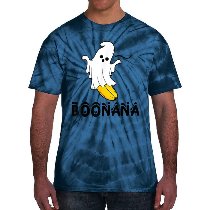 Boonana Boo Ghost Banana Halloween Costume Funny Tie-Dye T-Shirt