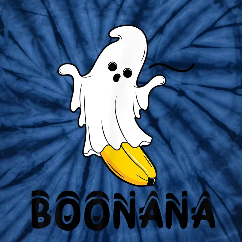 Boonana Boo Ghost Banana Halloween Costume Funny Tie-Dye T-Shirt