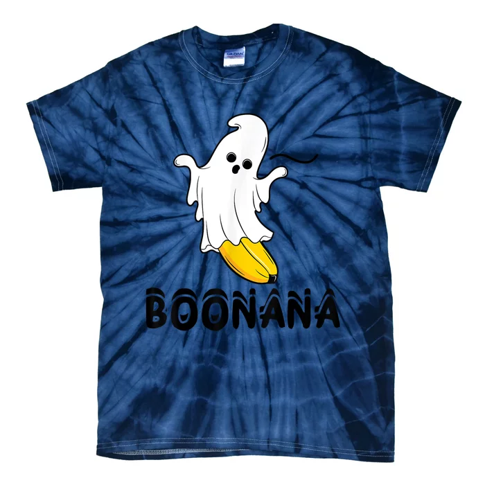 Boonana Boo Ghost Banana Halloween Costume Funny Tie-Dye T-Shirt