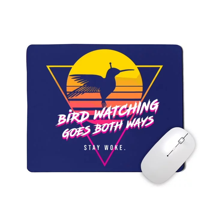 Birds Birdwatching Goes Both Ways They Arent Real Truth Meme Mousepad