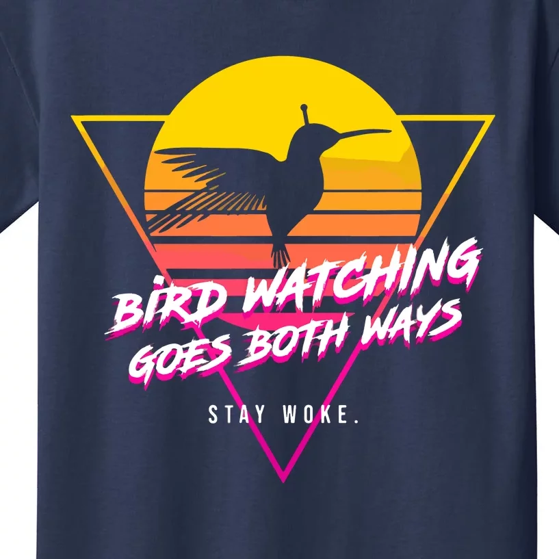 Birds Birdwatching Goes Both Ways They Arent Real Truth Meme Kids T-Shirt