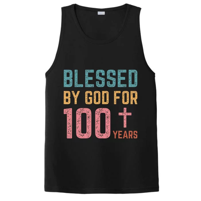 Blessed By God For 100 Years Old Religious Performance Tank