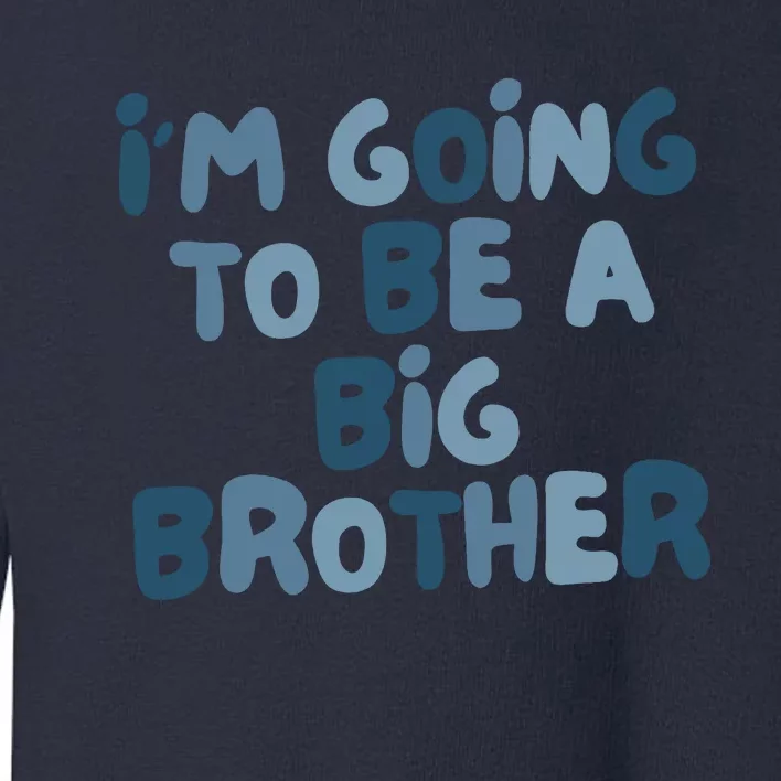 Big Brother Gift Birth Announcement Brother Gift Toddler Sweatshirt